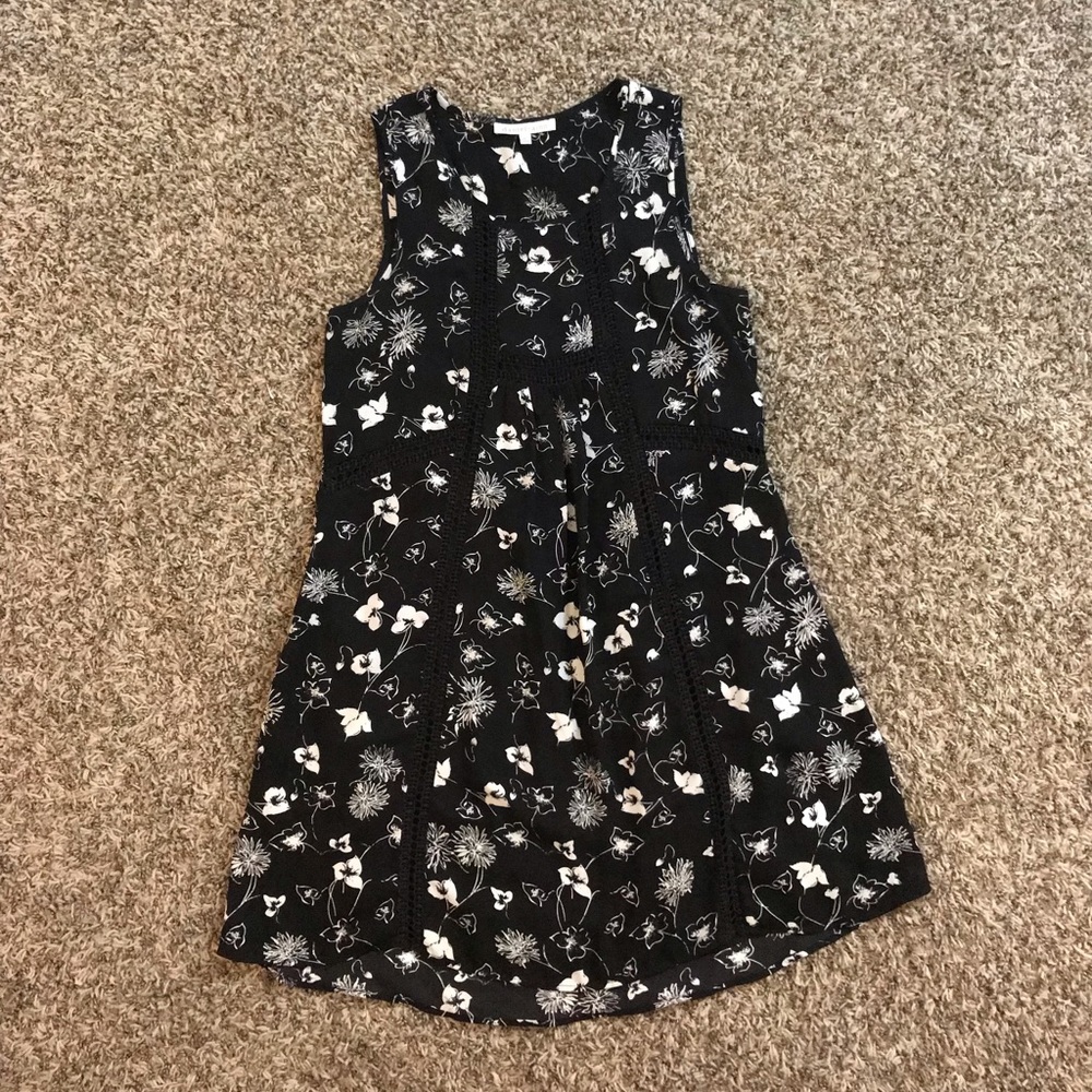 Daniel Rainn black and white floral dress